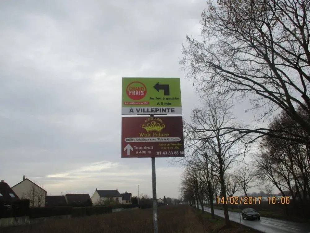 Signalétique intérieure près de Athis-Mons